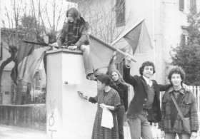 Occupazione ITT - Preparativi - Istituto Turismo Firenze 1977