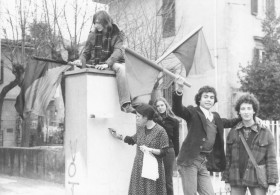 Occupazione ITT - Preparativi - Istituto Turismo Firenze 1977